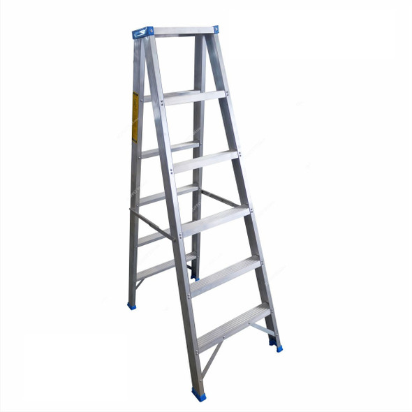 Topman Two Way Ladder, TWAL6, Aluminium, 6 Steps, 110 Kg Loading Capacity