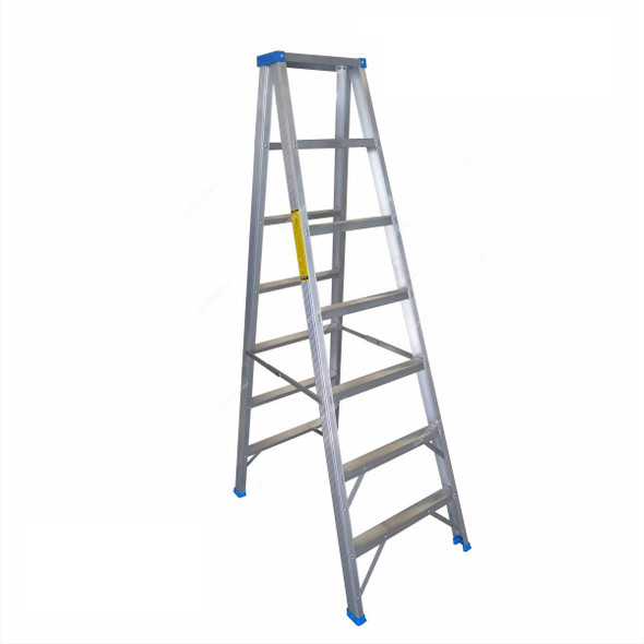 Topman Two Way Ladder, TWAL7, Aluminium, 7 Steps, 110 Kg Loading Capacity