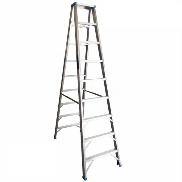 Topman Two Way Ladder, TWAL9, Aluminium, 9 Steps, 110 Kg Loading Capacity