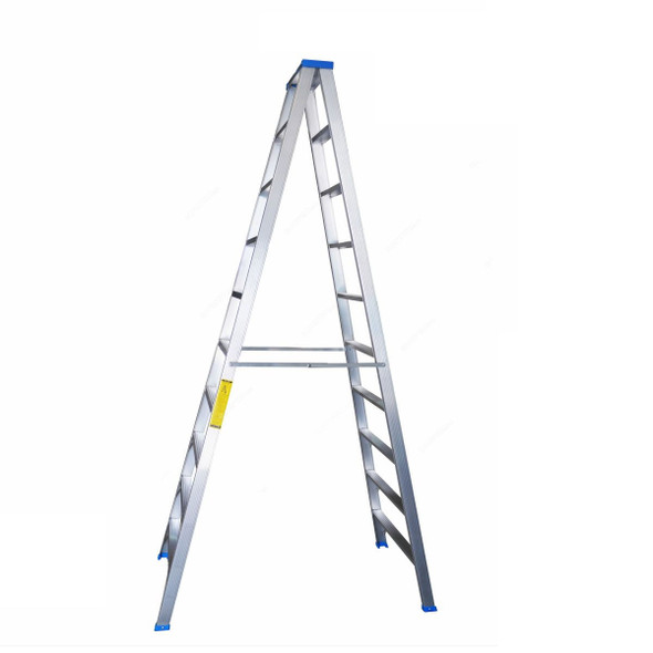 Topman Two Way Ladder, TWAL10, Aluminium, 10 Steps, 110 Kg Loading Capacity