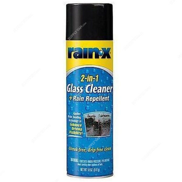 Rain-X Glass Cleaner With Rain Repellent, SHGT-RAINX-GLS-CLNR, 510 GM