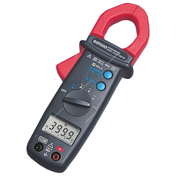 Sanwa Clamp Meter, DCM400AD, 25MM Jaw, 600VAC