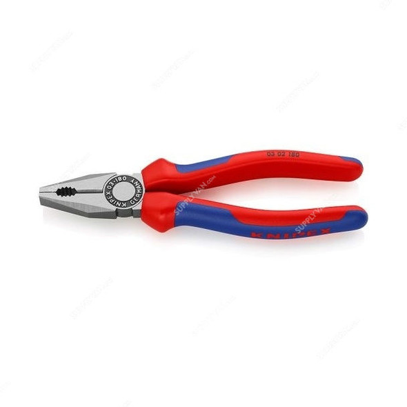 Knipex Combination Plier, 0302180, 180MM