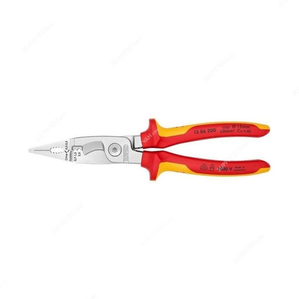 Knipex Electrical Plier, 1386200, 200MM