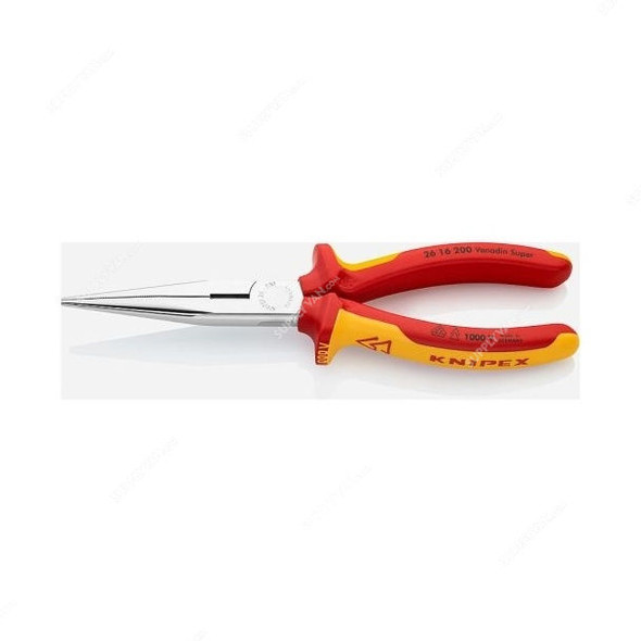 Knipex Snipe Nose Side Cutting Plier, 2616200, 200MM