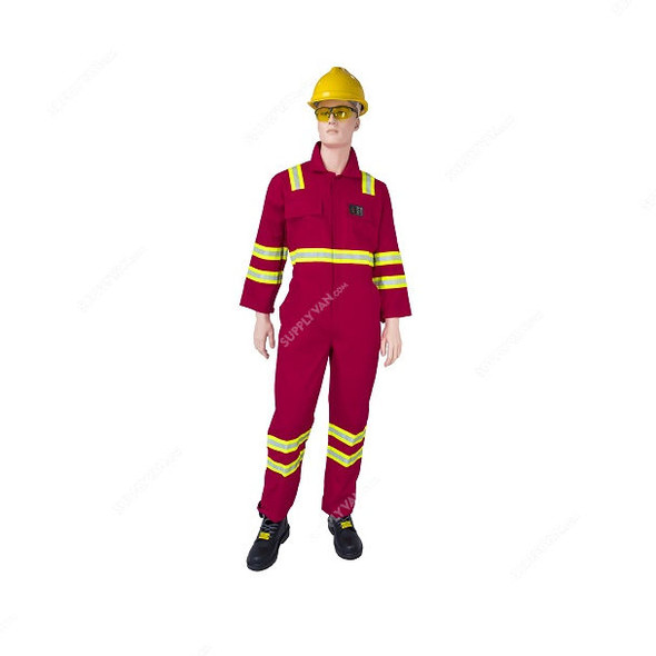 Empiral Coverall, E310053101, Cotton, L, Red