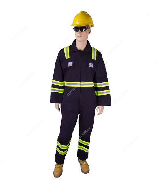 Empiral Coverall, E31005040, Cotton, S, Navy Blue