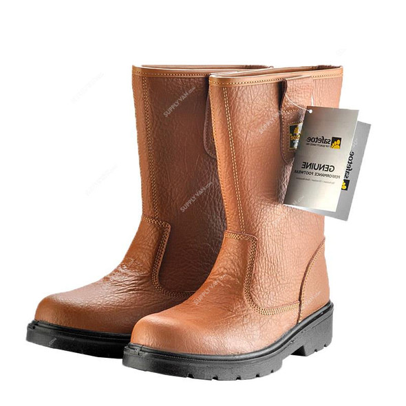 Safetoe Rigger Boots, H-9430, Best Welder, S3 SRC, Genuine Leather, Size42, Brown
