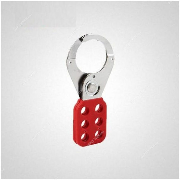LockD Lockout Hasp, SH02, Nylon and Steel, 38MM, Red