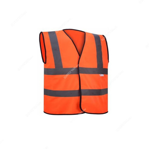 Empiral Safety Vest, E108073101, 3M Radiant, 100% Polyester, S, Fluorescent Orange