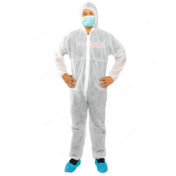 Empiral Disposable Coverall, E107052805, Non Woven Polypropylene, 2XL, White