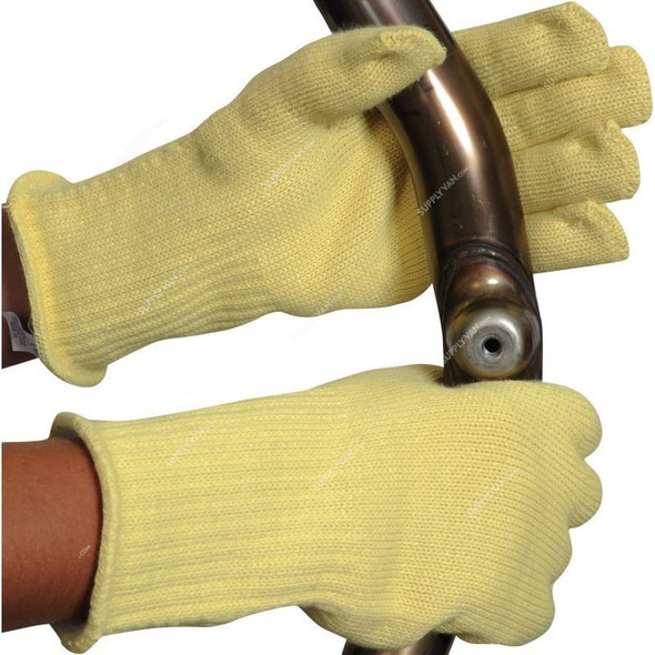 Kevlar High Heat Gloves, D134572821, L, Yellow