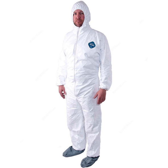American Safety Coverall, D107050802, DuPont, Microporous, M, White