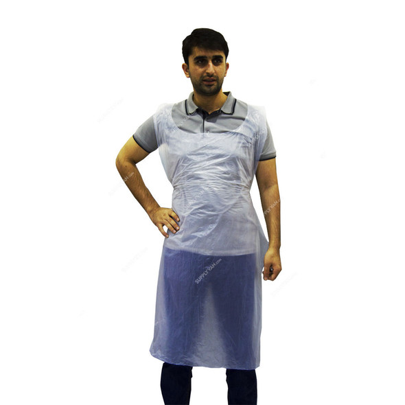 Empiral Disposable Apron, E118492820, Polyethylene, Free Size, Clear, 100 Pcs/Pack