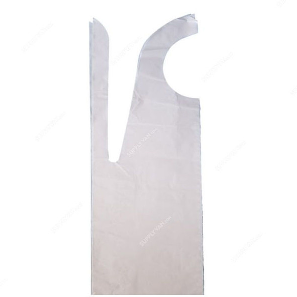 Empiral Disposable Apron, E118492820, Polyethylene, Free Size, Clear, 100 Pcs/Pack