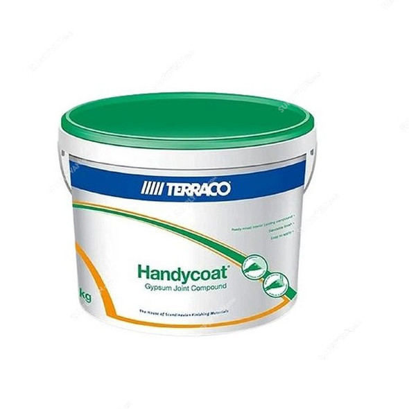 Terraco Handycoat Interior Stucco Putty Gypsum Joint Compound, 5 Kg, Green