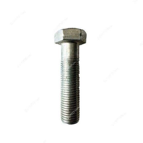 GI Hex Bolt, 10MM Dia x 30MM Length, 50 Pcs/Pack