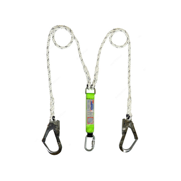 Ameriza Rope Lanyard, A111151122, Vertex Rope Y, Universal, Black and Green