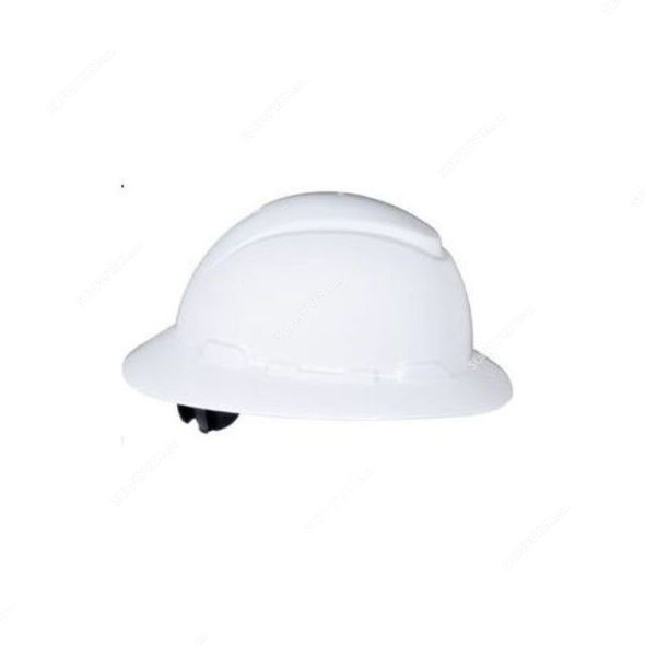 3M Safety Helmet With Ratchet Suspension, M218240825, Polyethylene, White