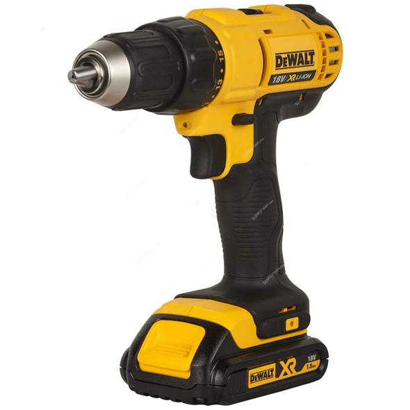 Dewalt Cordless Drill, DCD771S2-B5, 18V, Yellow and Black