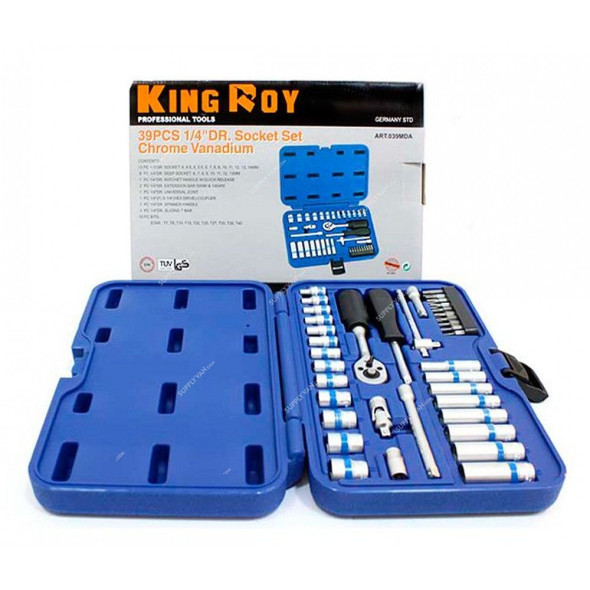 King Roy Tools Set, 7386, 039MDA, 39PCS