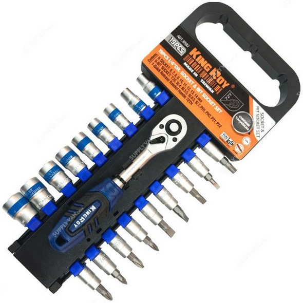 King Roy Tools Set, 9812, 31592, 19PCS