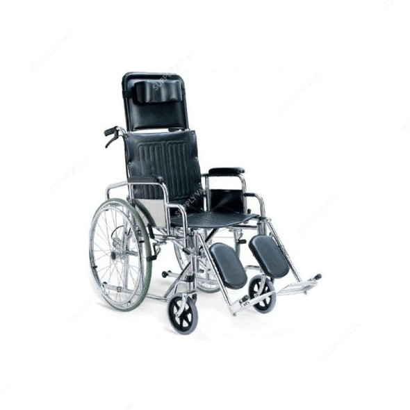 3W Wheel Chair, 3W-903GC-46, Steel, Black