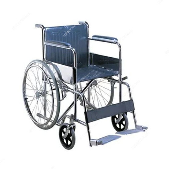 3W Wheel Chair, 3W-809-41, Steel, Blue