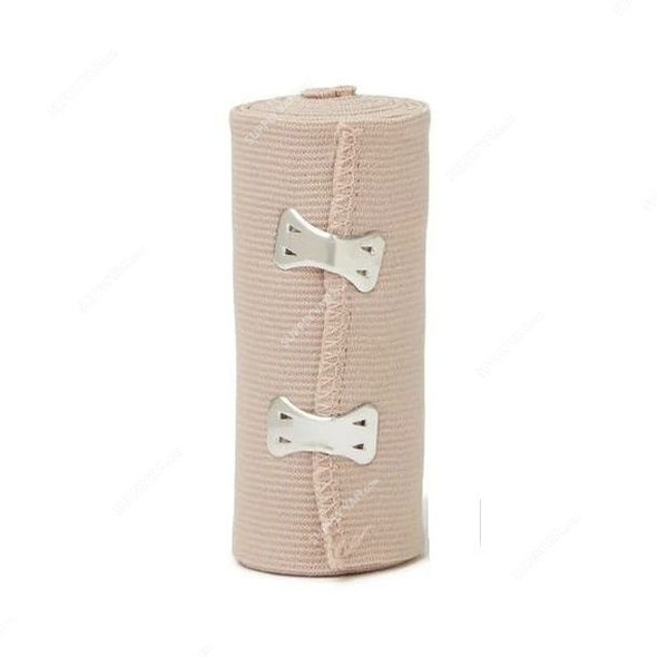 3W High Elastic Bandage, NO-19, 4.5CM Width x 10 Mtrs Length, Beige, 12 Rolls/Pack
