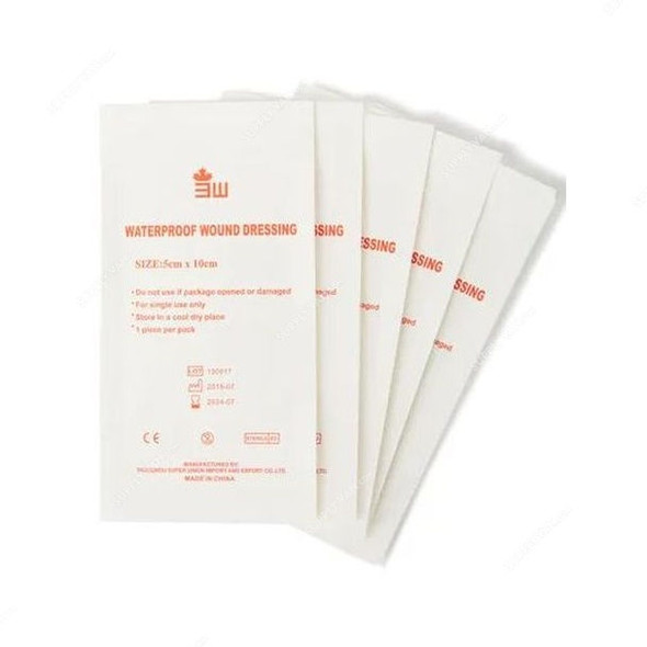 3W Wound Dressing, NO-49, Waterproof, 10CM Width x 5CM Length, 50 Pcs/Box