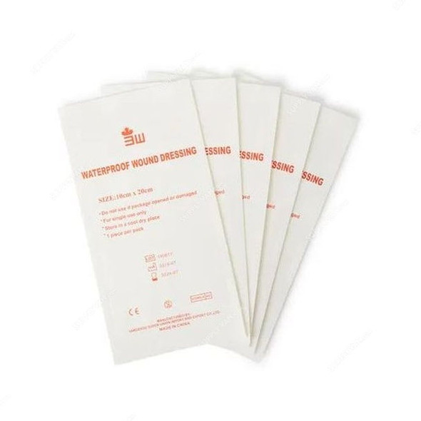 3W Wound Dressing, NO-53, Waterproof, 10CM Width x 20CM Length, 50 Pcs/Box