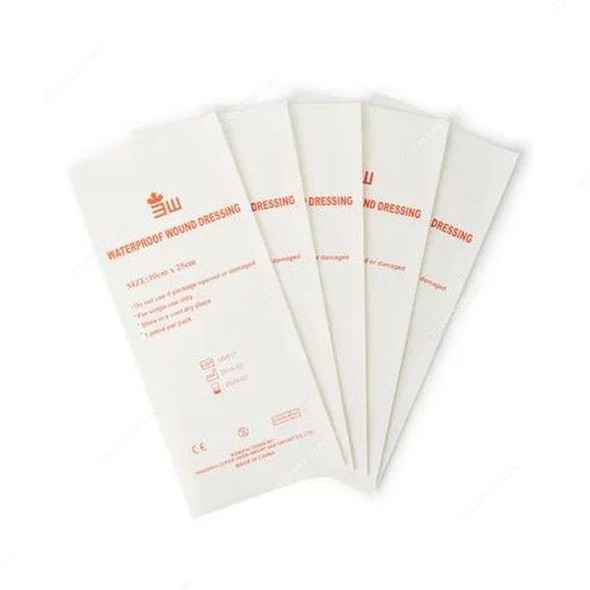 3W Wound Dressing, NO-54, Waterproof, 10CM Width x 25CM Length, 50 Pcs/Box