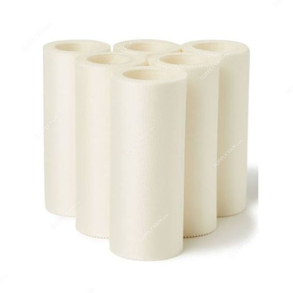 3W Silk Tape Roll, NO-10, 10CM Width x 5 Mtrs Length, White, 6 Pcs/Box