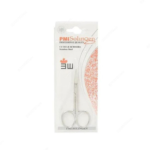 3W Cuticle Scissor, 3W03-310, 3-1/2 Inch, Silver