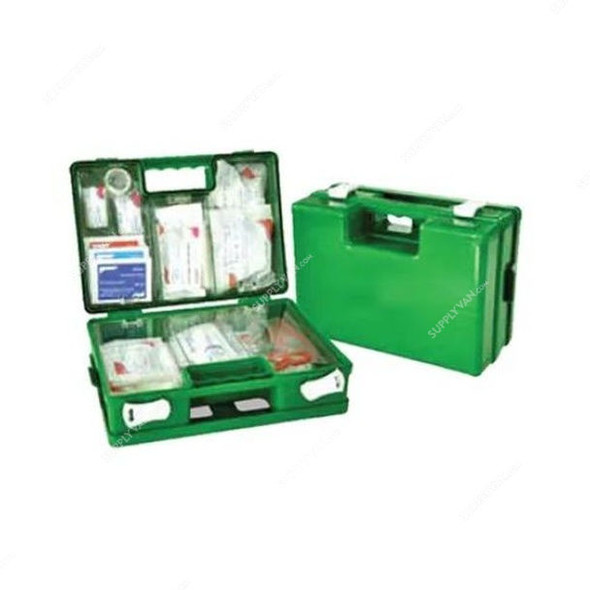 3W First Aid Kit, 3W-019, ABS, Green