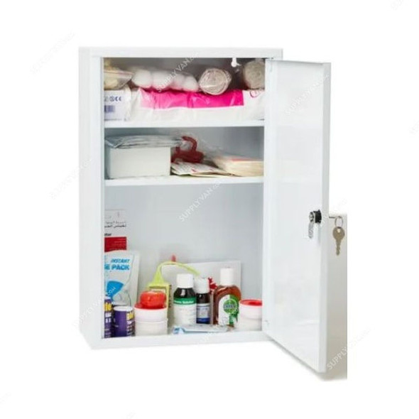 3W First Aid Cabinet, 3W-076B, Metal, White
