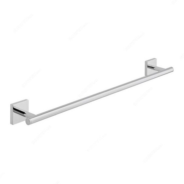 Vado Single Towel Rail, Bokx, Wall Mounted, 600MM, Chrome, Silver