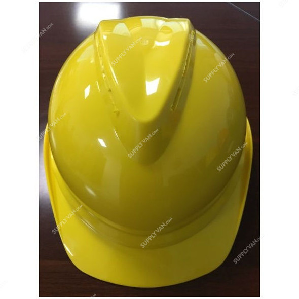 Workworth Safety Helmet With Ratchet Suspension, WW-1110, 51-62CM, Yellow