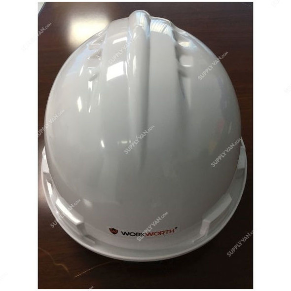 Workworth Safety Helmet With Ratchet Suspension, WW-1112, 50-62CM, White