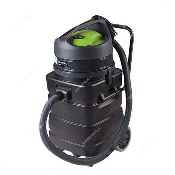 NSS Wet and Dry Vacuum Cleaner, Alpha 100, 106 CFM, 100L, 1.34HP, Black and Green