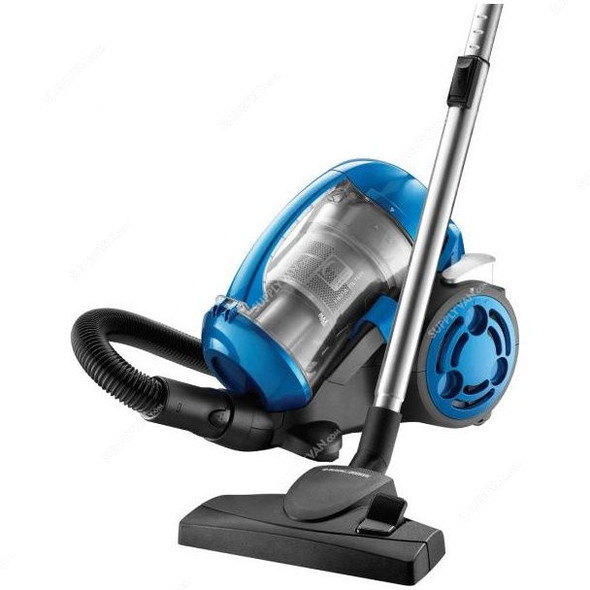 Black and Decker Canister Vacuum Cleaner, VM2825-B5, 2000W, 1.8L, Blue