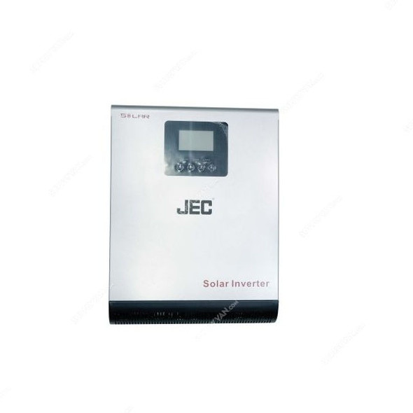 JEC Solar Inverter, CC-876C, 3-5KW, 6000VA, Silver and Black