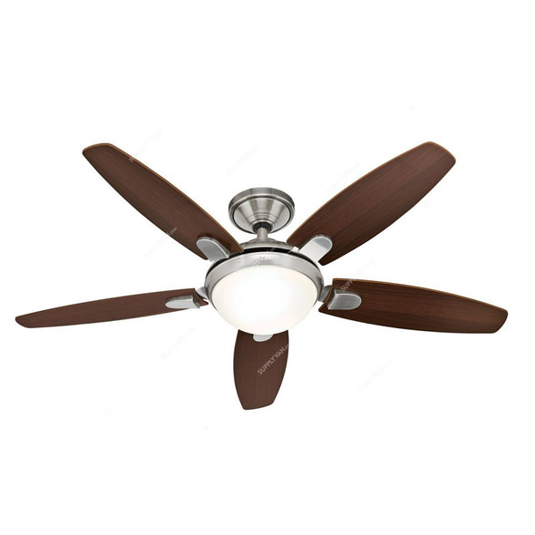 Hunter Ceiling Fan, 50612, Contempo, 5 Blade, 132CM, Brushed Nickel