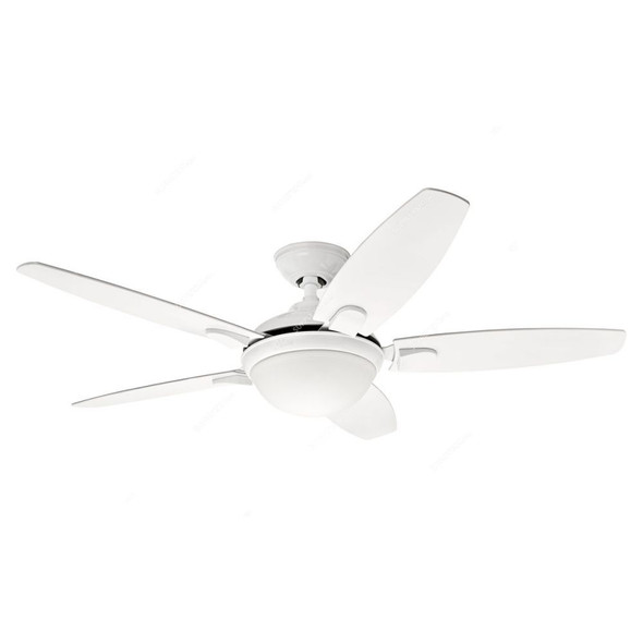 Hunter Ceiling Fan, 50613, Contempo, 5 Blade, 132CM, White