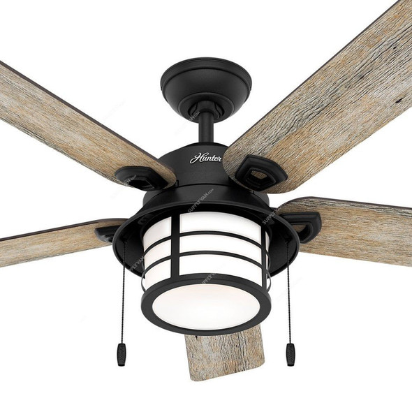 Hunter Ceiling Fan, 50648, Santorini, 132CM, Natural Iron