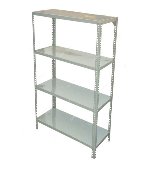 Ast Slotted Angle Shelving, 6 Shelves, 200CM, 80 Kg Capacity