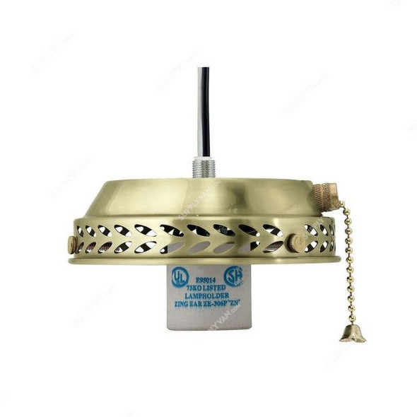 Hunter Globe Adapter, 24434, 34MM, Birght Brass