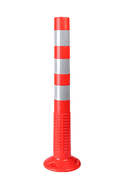 Flexible Post, HF24010, Polyurethane, 75CM, Orange and Silver