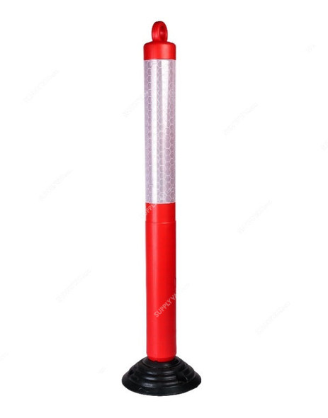 Spring Post, HF24012, Rubber, 120CM, Red and Silver