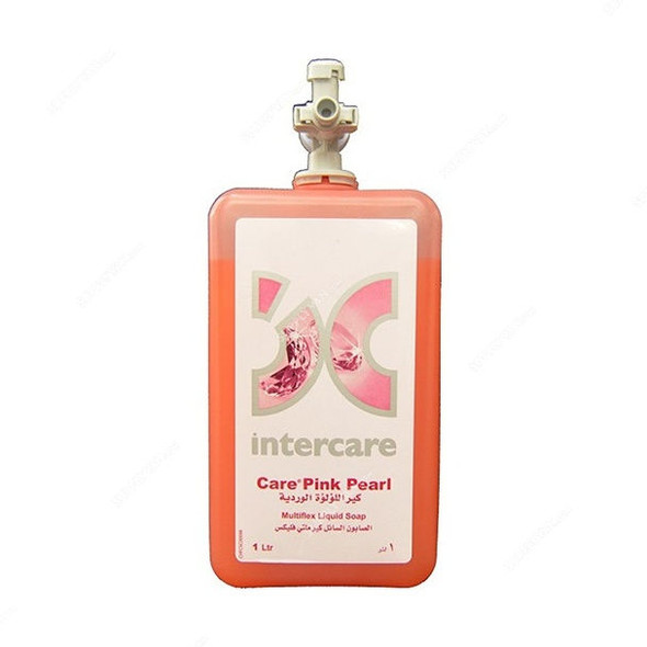 Intercare Hand Wash, Care Pearl Pink, 1 Ltr